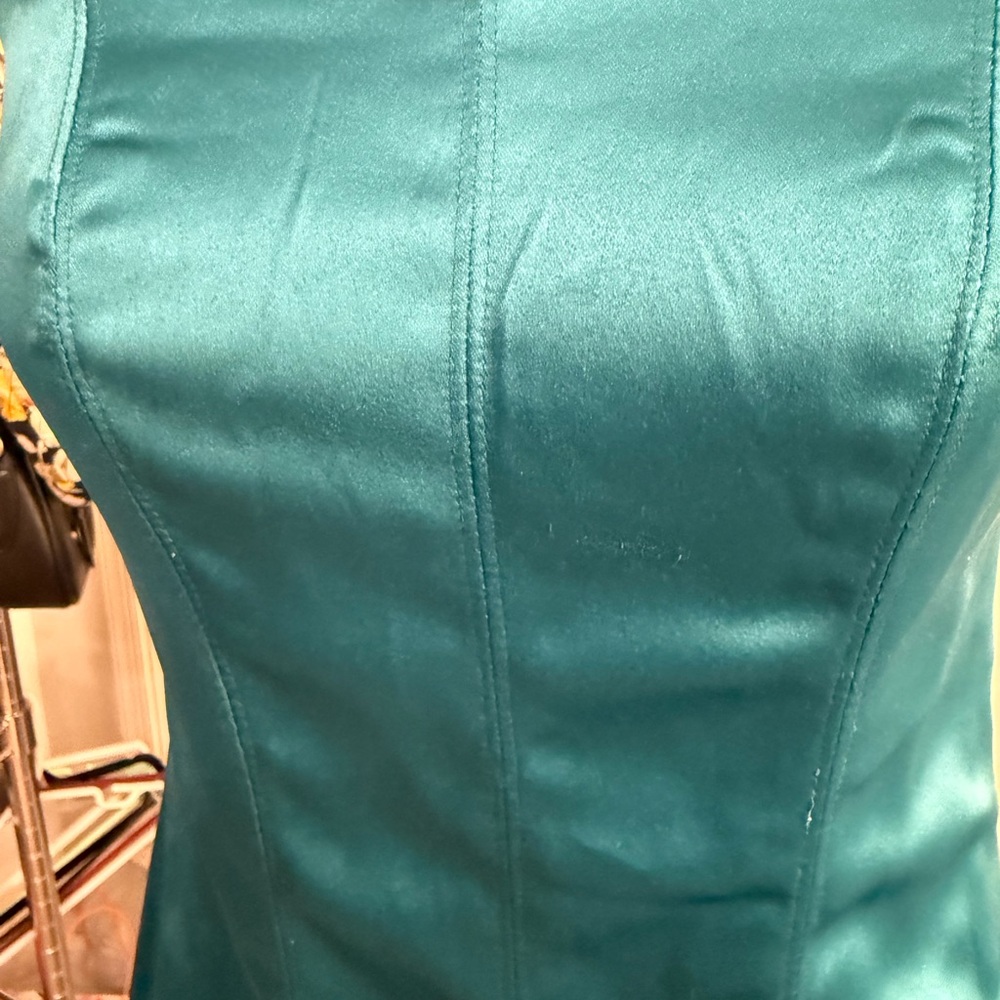 House of Harlow 1960 Teal Mini Dress - Picture 2 of 6